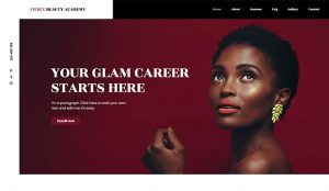 Image of A Website Slider Image of Beauty Academy